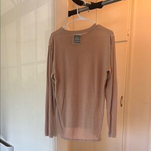 Men's light Pink longsleeve tee